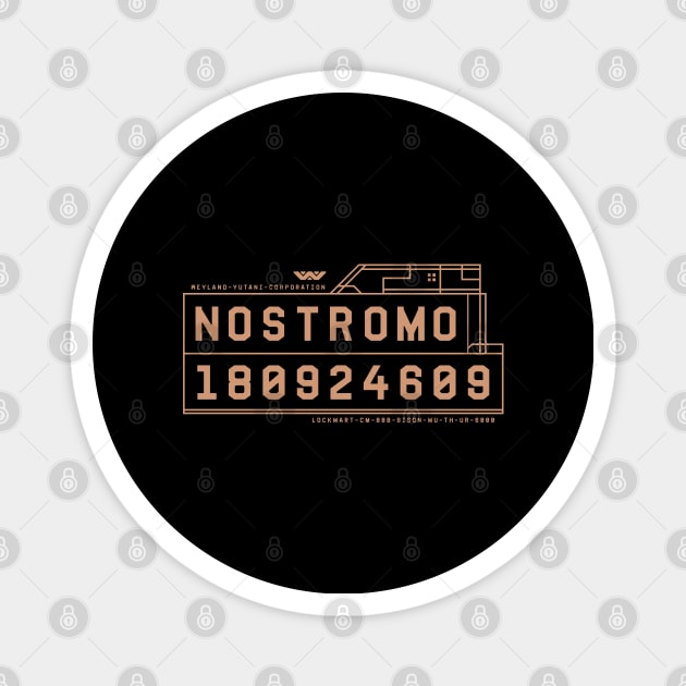 Nostromo Magnet by BadBox